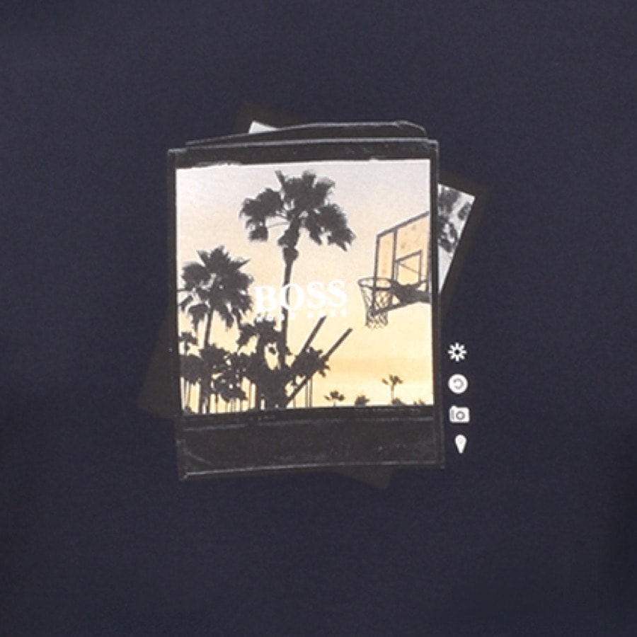 Alternative Image for ProductBOSS Tmix Logo T Shirt Navy3